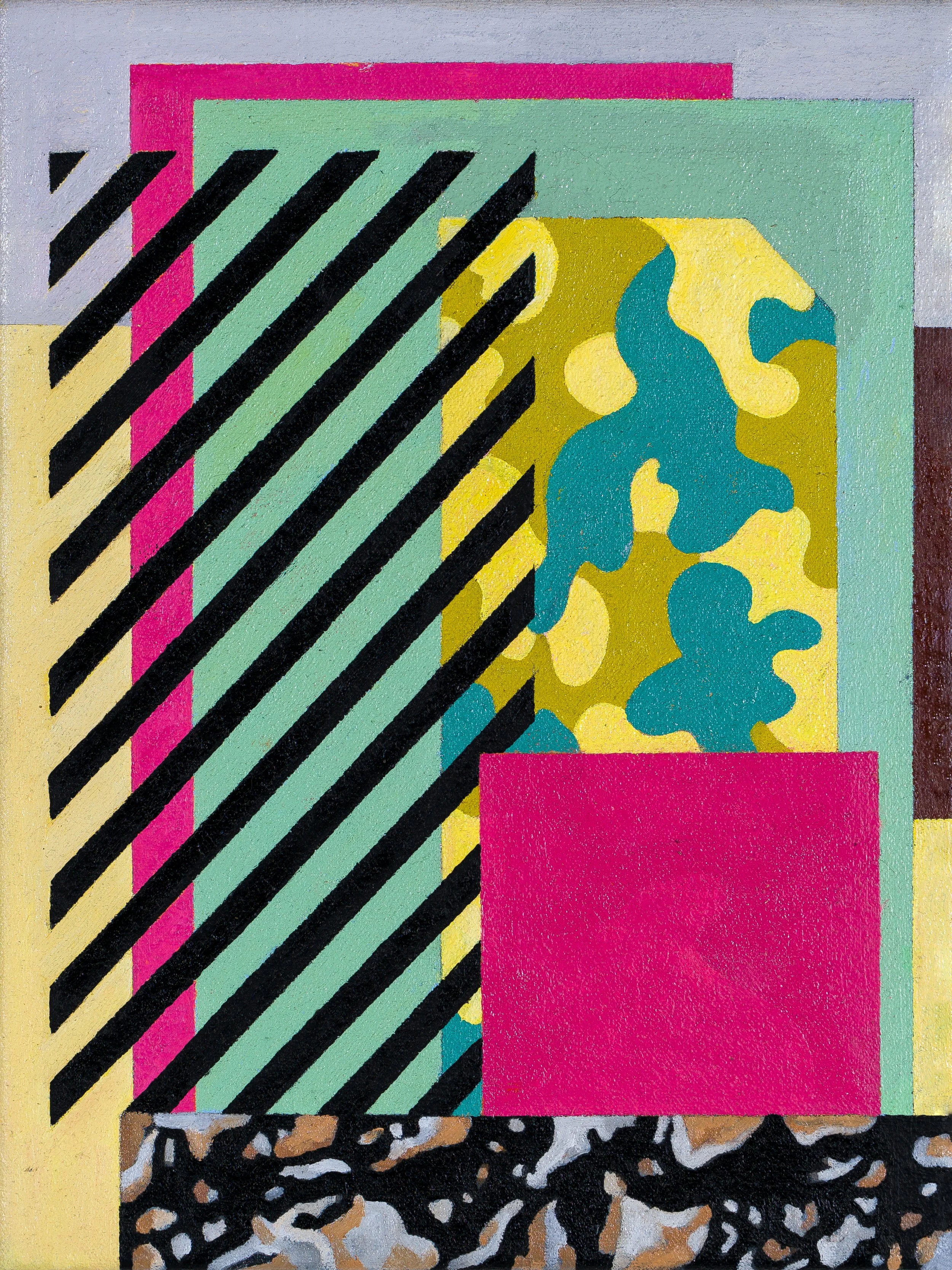   Additive Development , 2025  Oil on Canvas 31x23cm / 12x9in