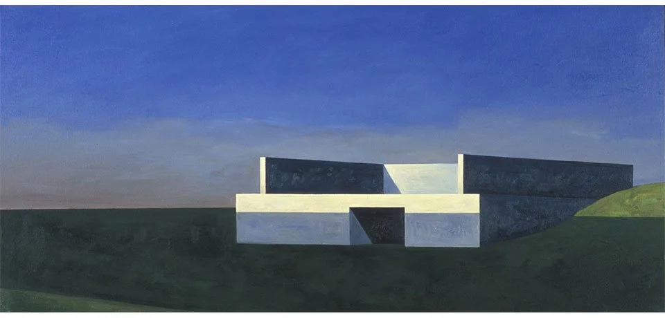   Foundational Nocturnal , 2006  Oil on Canvas 40×90cm / 16×36in Private Collection, France