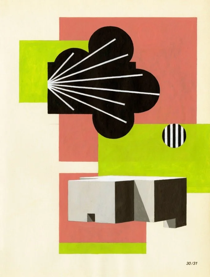   Fabricated Habitat , 2018  Acrylic on Paper 31×23cm / 12×9in