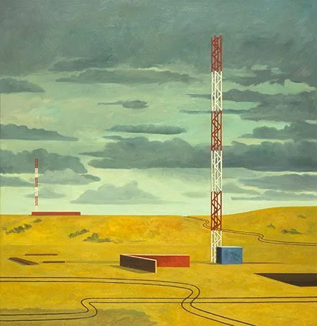   Optimization Demands , 2010  Oil on Canvas 70×67cm / 28×26in Public Collection, Eastern Oregon University