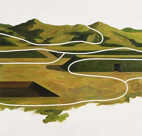   Cultivated Landscape , 2005  Acrylic on Linen 38×40cm / 15×16in Private Collection, Germany