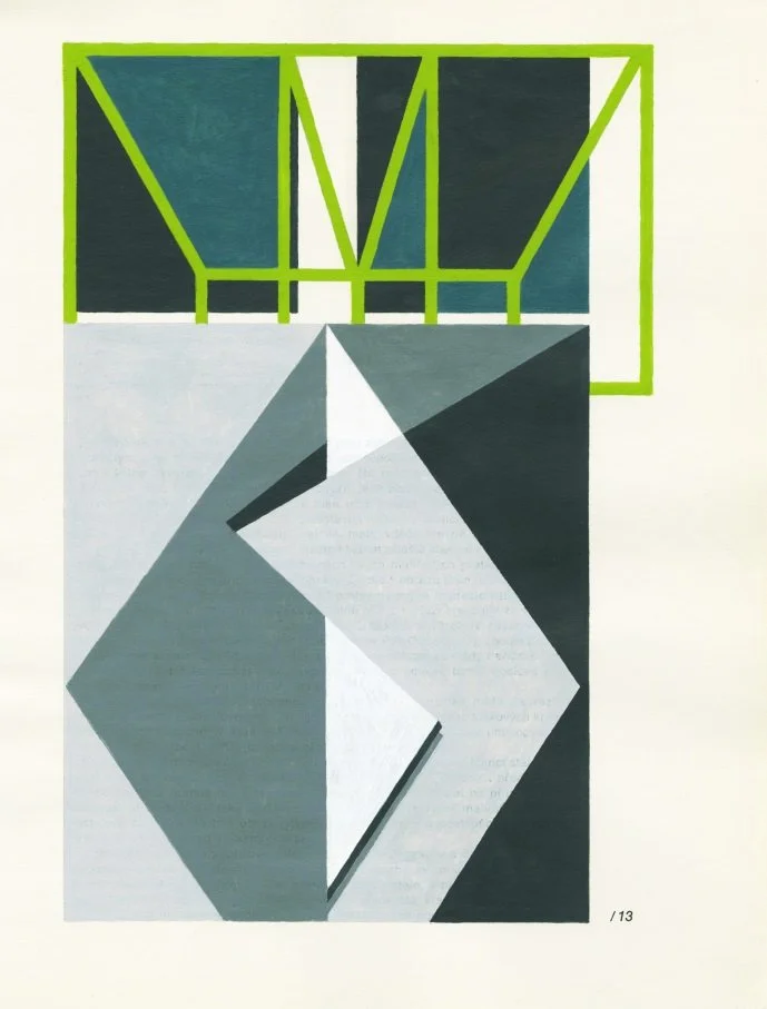   Inverted Billboard , 2018  Acrylic on Paper 31×23cm / 12×9in