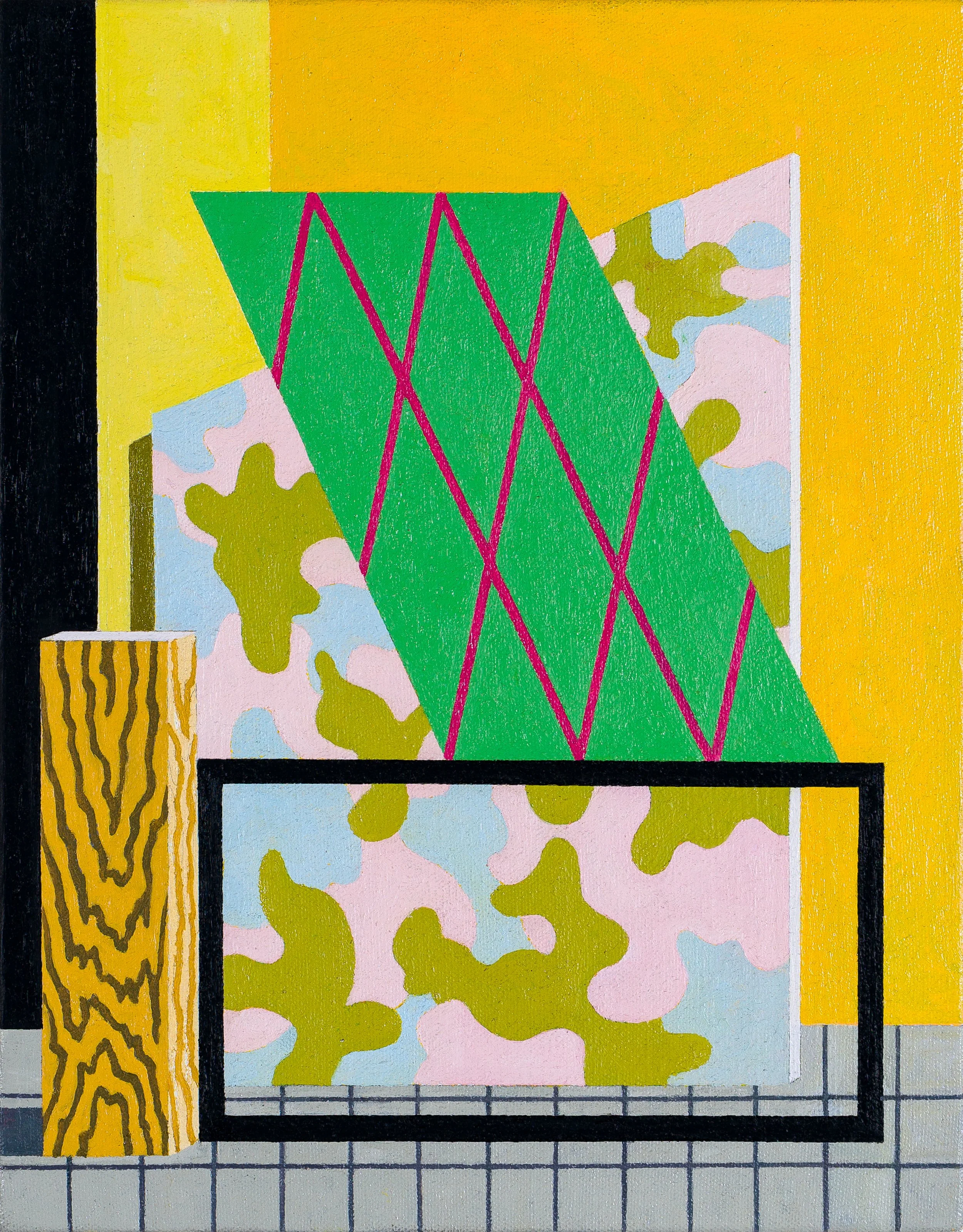   Structural Precedents , 2025  Oil on Canvas 35×27cm / 14×11in