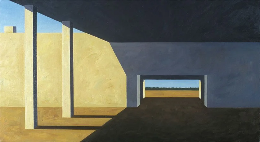   Enhanced Interventions , 2005  Oil on Canvas 40×90cm / 16×36in