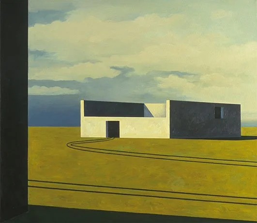   Memory of a Structure , 2007  Oil on Canvas 70×75cm / 28×30in Public Collection, Eastern Oregon University