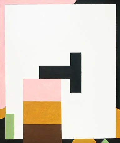   Rockhurst Series 12 , 2013  Acrylic and Graphite 43×36cm / 17×14in