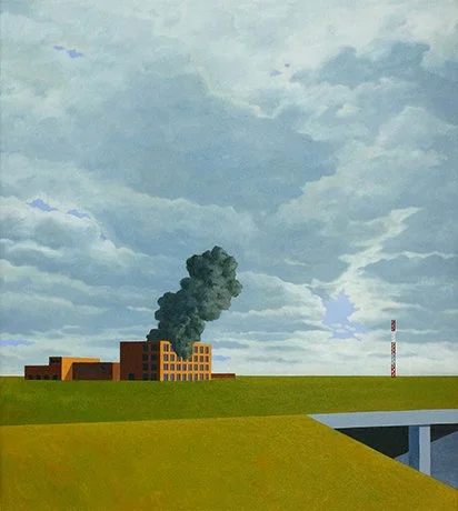   The Temptation of Solutionism , 2014  Oil on Canvas 51×45cm / 20×18in Private Collection, Germany