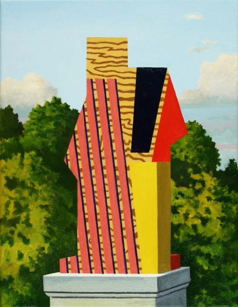   Silent Declamation , 2018  Oil on Canvas 36×25cm / 14×10in Private Collection, Munich, Germany