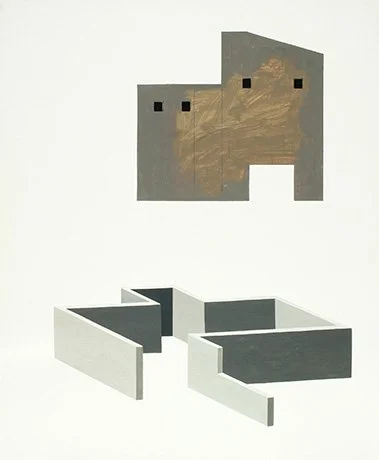   Ucross Series 8 , 2015  Acrylic and Graphite 43×36cm / 17×14in Public Collection, Kansas City, MO