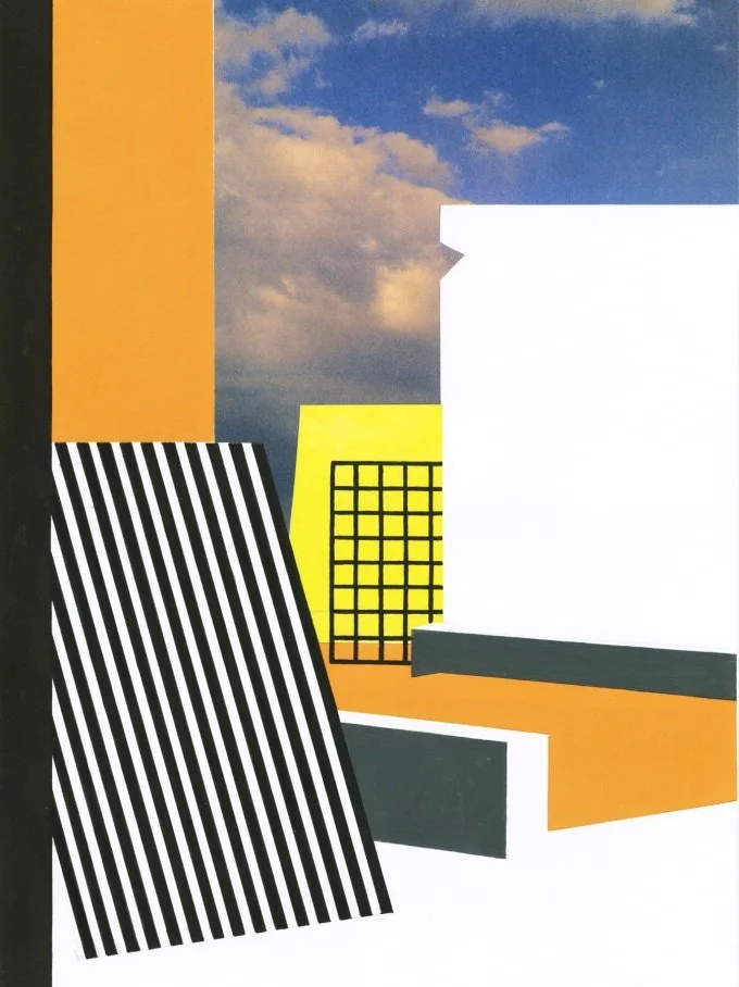   Experimental Interior 2,  2016  Collage and Acrylic 30×21cm / 12×8in