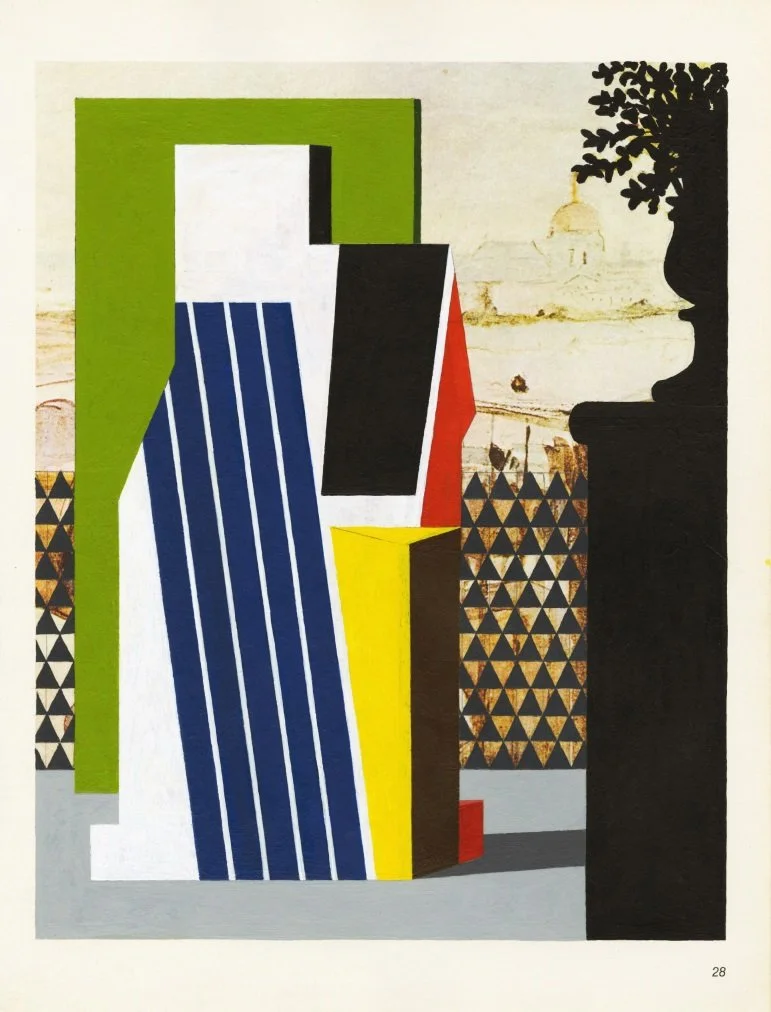   Venetian Proposal , 2018  Acrylic on Paper 31×23cm / 12×9in Private Collection, Kansas City, MO