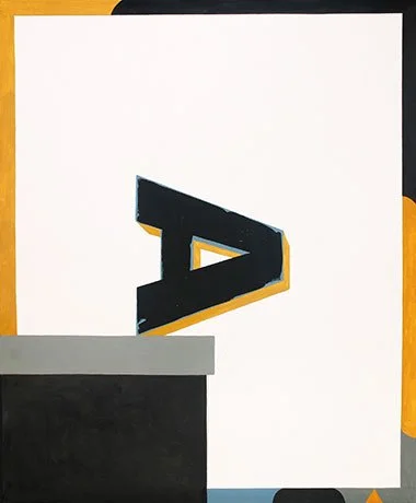   Rockhurst Series 8 , 2013  Acrylic and Graphite 43×36cm / 17×14in