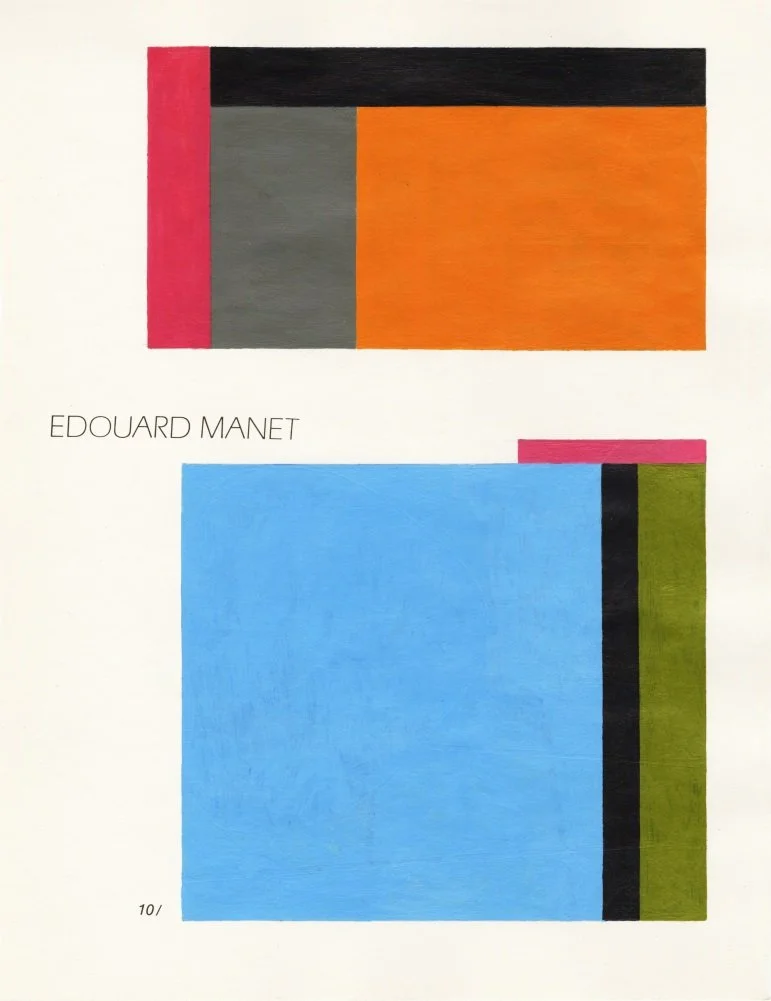   After Manet , 2018  Acrylic on Paper 31×23cm / 12×9in