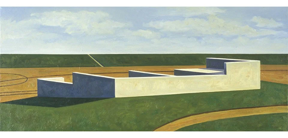   Institutional Ruin , 2007  Oil on Canvas 40×80cm / 16×32in