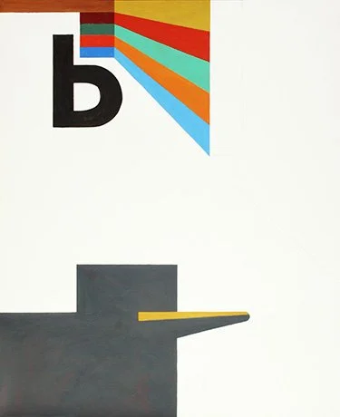   Ucross Series 11 , 2015  Acrylic and Graphite 43×36cm / 17×14in