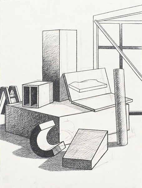   Box Drawing #6 , 2005  Charcoal 61×44cm / 24×18in