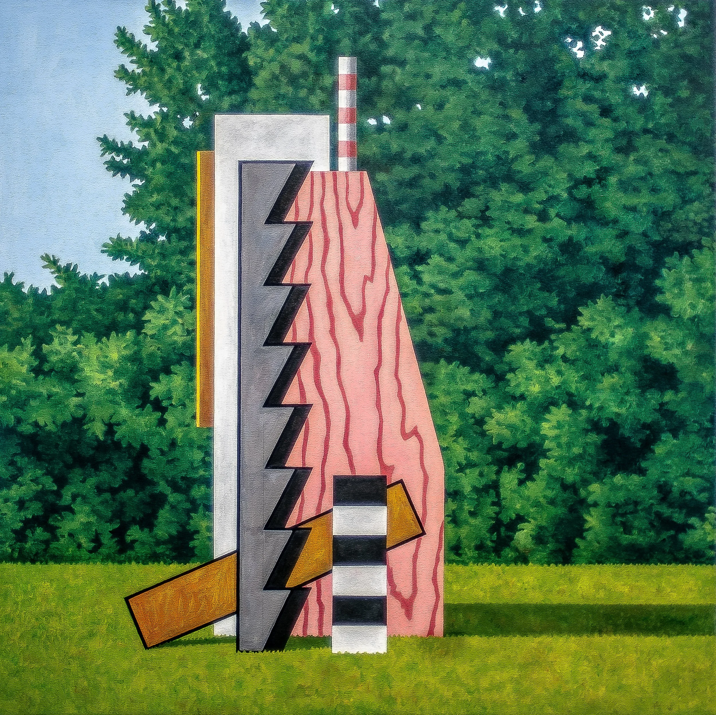   Sylvan Arrangement , 2020  Oil on Canvas 91×91cm / 36×36in