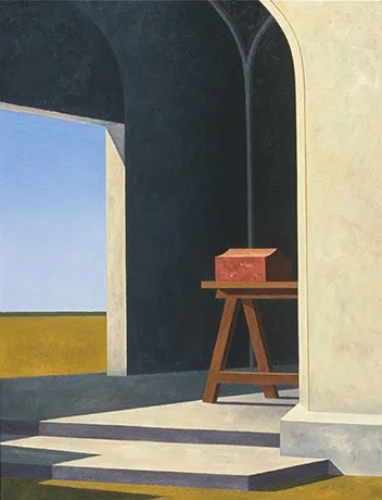   Romance of a Space , 2009  Oil on Canvas 65×50cm / 26×20in Private Collection, Germany