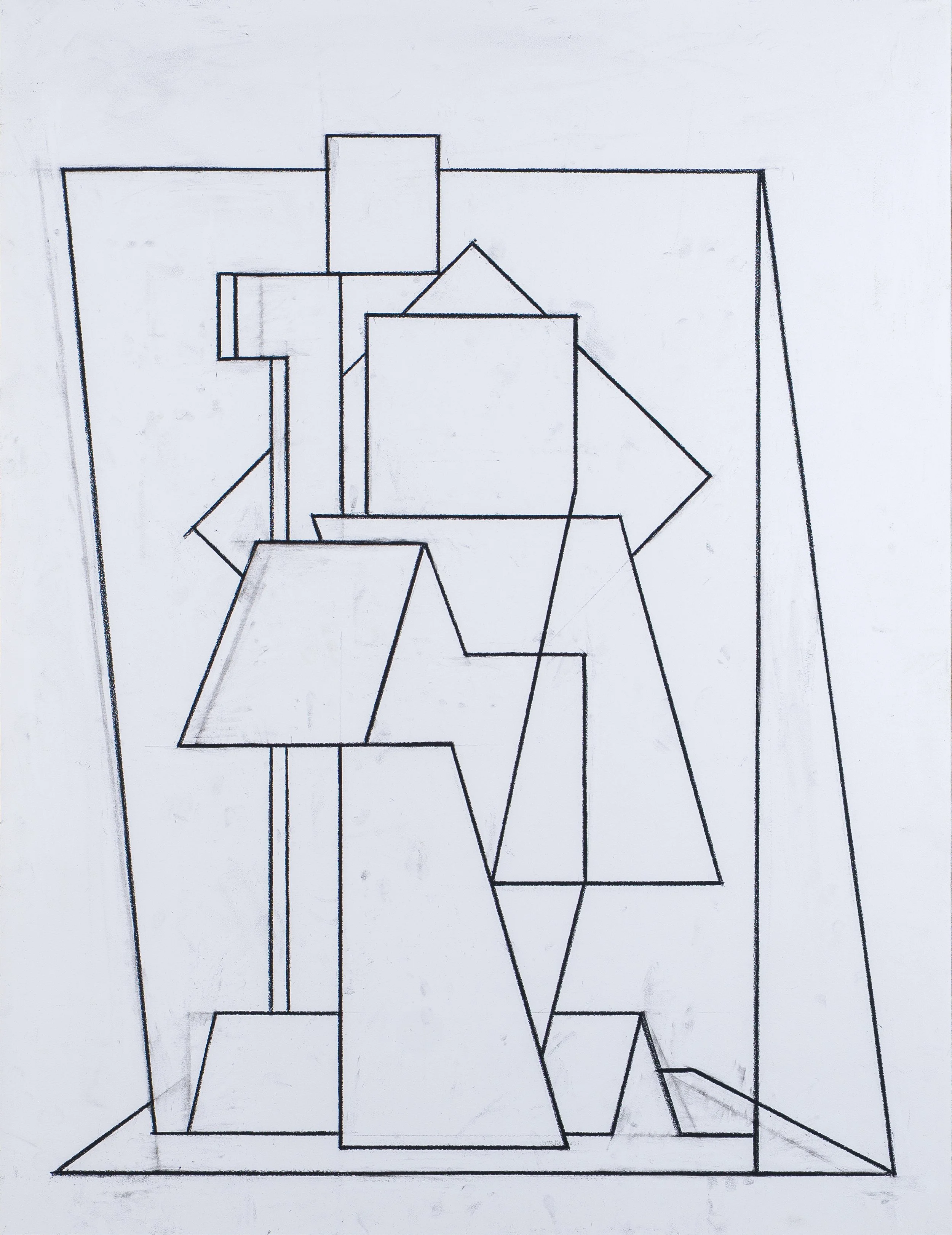   Transitional Indicant,  2026  Charcoal on Paper 114x81cm / 45x32in
