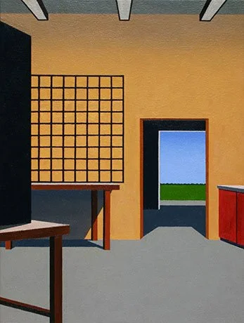  Indoctrination Space , 2012  Oil on Canvas 36×30cm / 16×12in