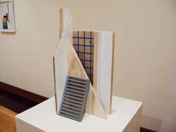   Angular Arrangement , 2018  Wood, Acrylic, Foam 45×28×14cm / 18×11×6in