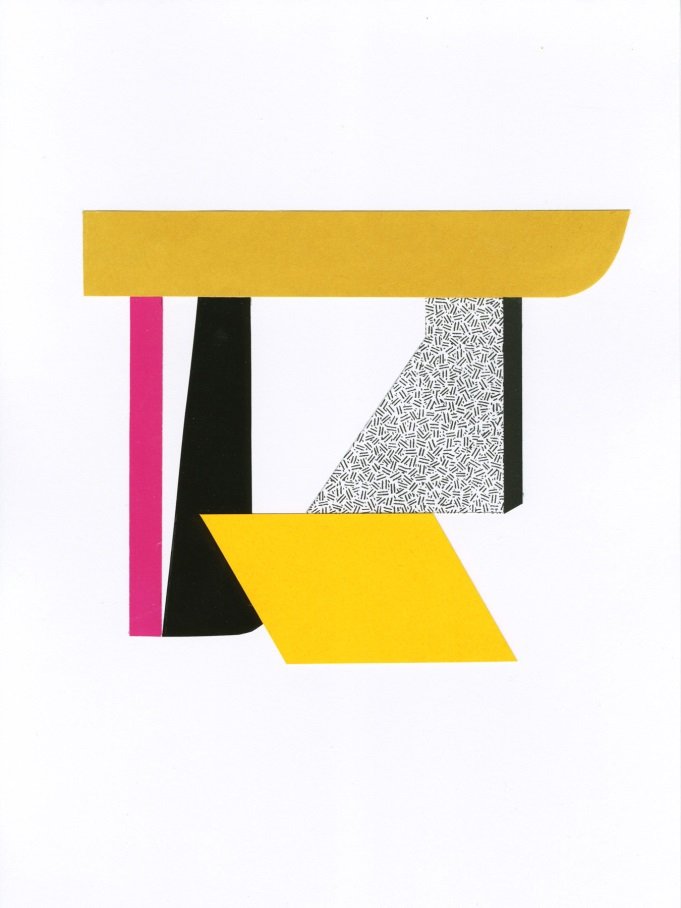   WonP 14 , 2017  Collage and Acrylic 30×21cm / 12×8in