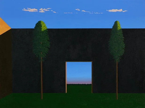   Requiem for an Idea , 2014  Oil on Canvas 46×61cm / 18×24in Private Collection, Germany