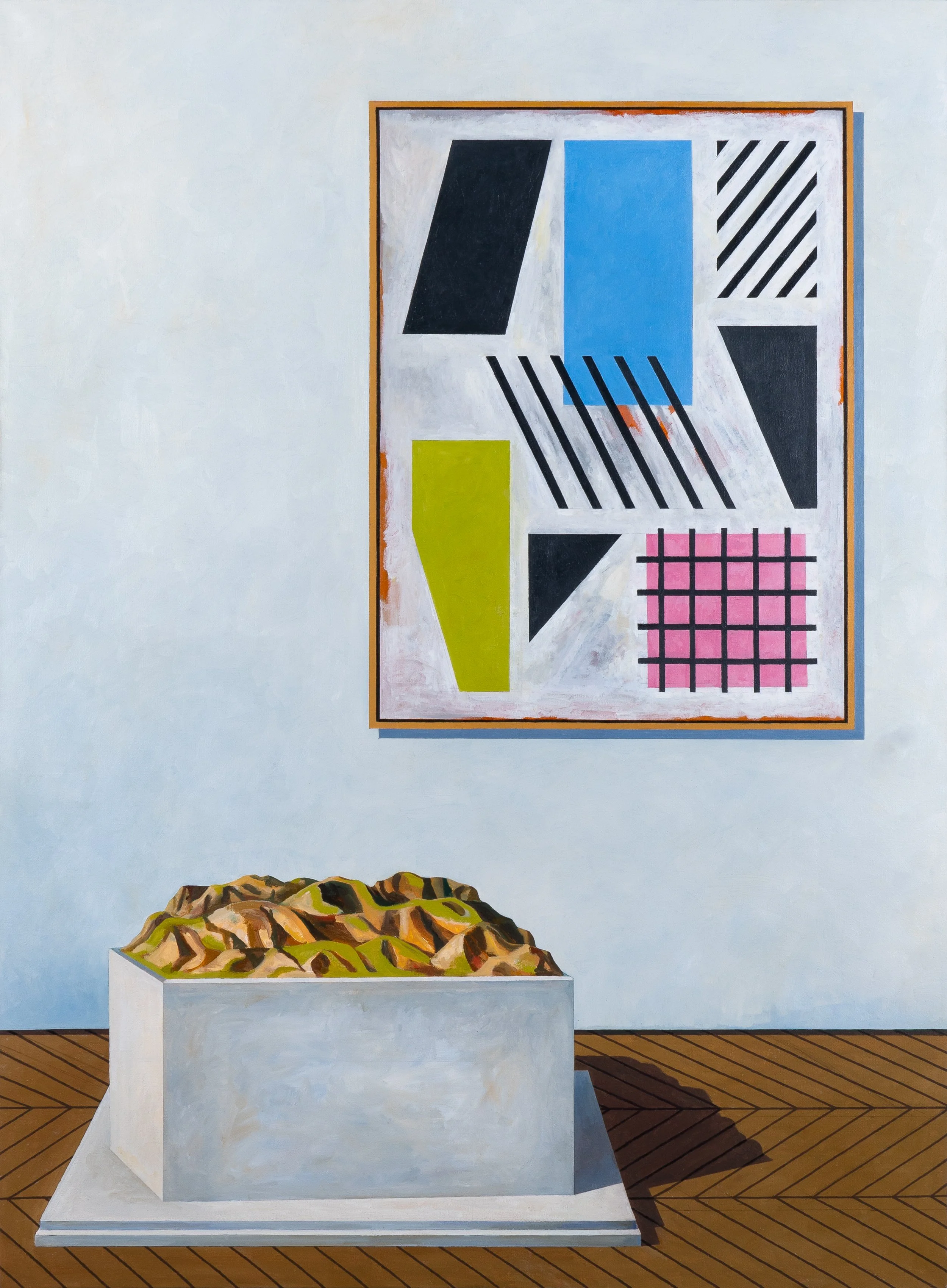   Non-associative Equilibrium , 2023  Oil on Canvas 153×112cm / 60×44in