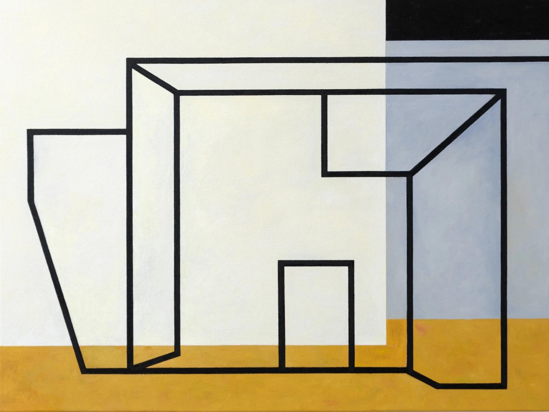   Inclusive Reductionism , 2019  Oil on Canvas 61×81cm / 24×32in