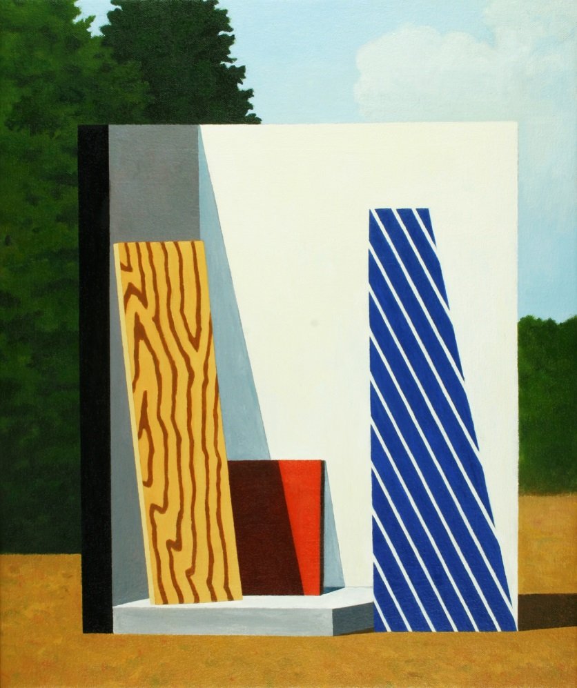   Formalist Altar , 2019  Oil on Canvas 45×38cm / 18×15in