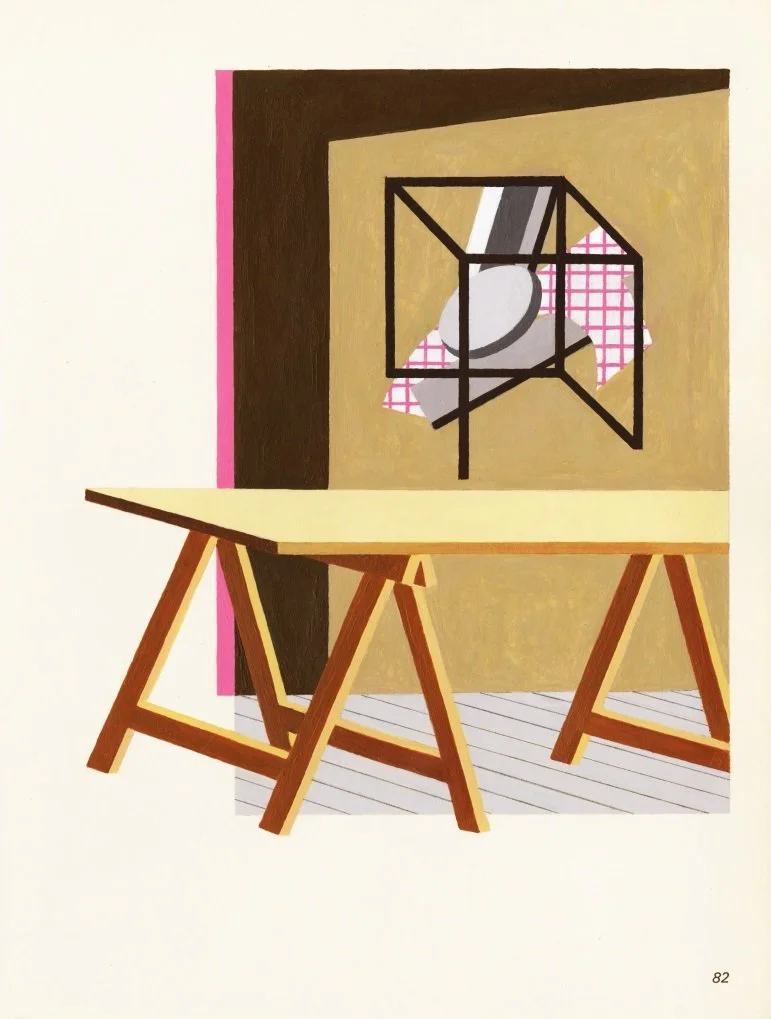   Swiss Interior , 2018  31x23cm / 12x9in Acrylic on Paper