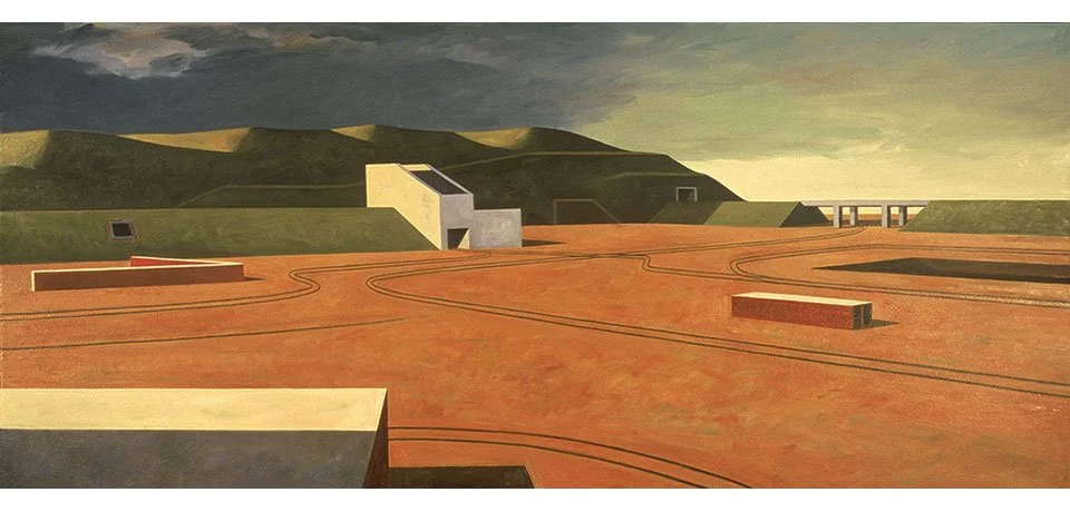   Detailed Interventions , 2004  Oil on Canvas 65×110cm / 26×44in Public Collection, Eastern Oregon University