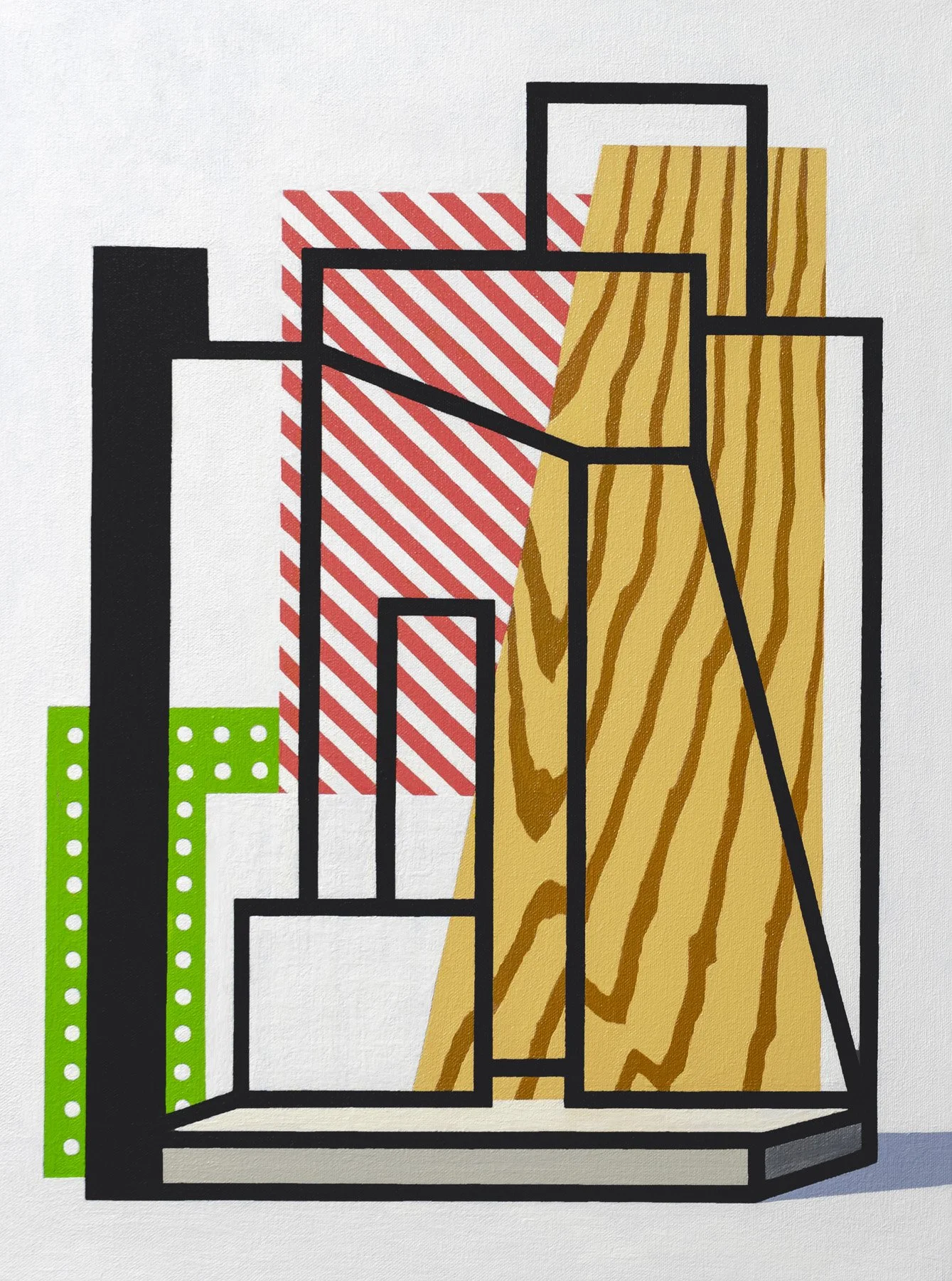   Primary Reiteration , 2019  Oil on Canvas 61×46cm / 24×18in