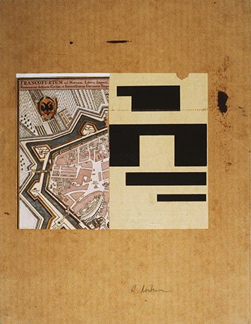   Initial Offering , 2000  Collage 28×21cm / 11×8.5in