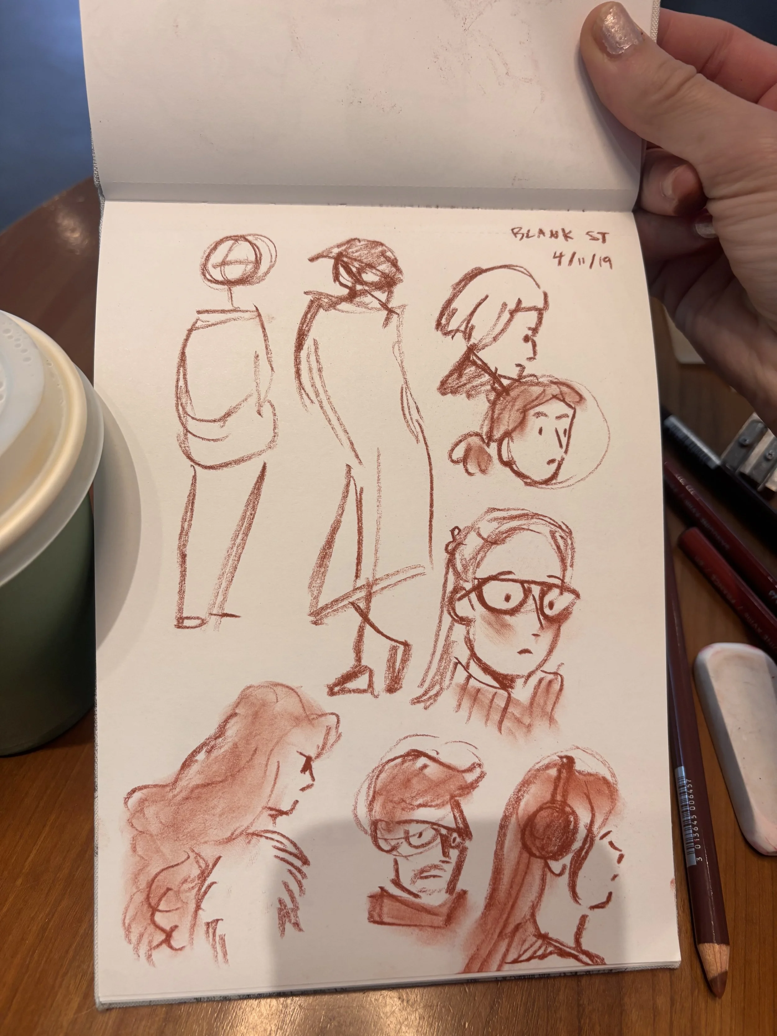 Live sketching and gesture drawing