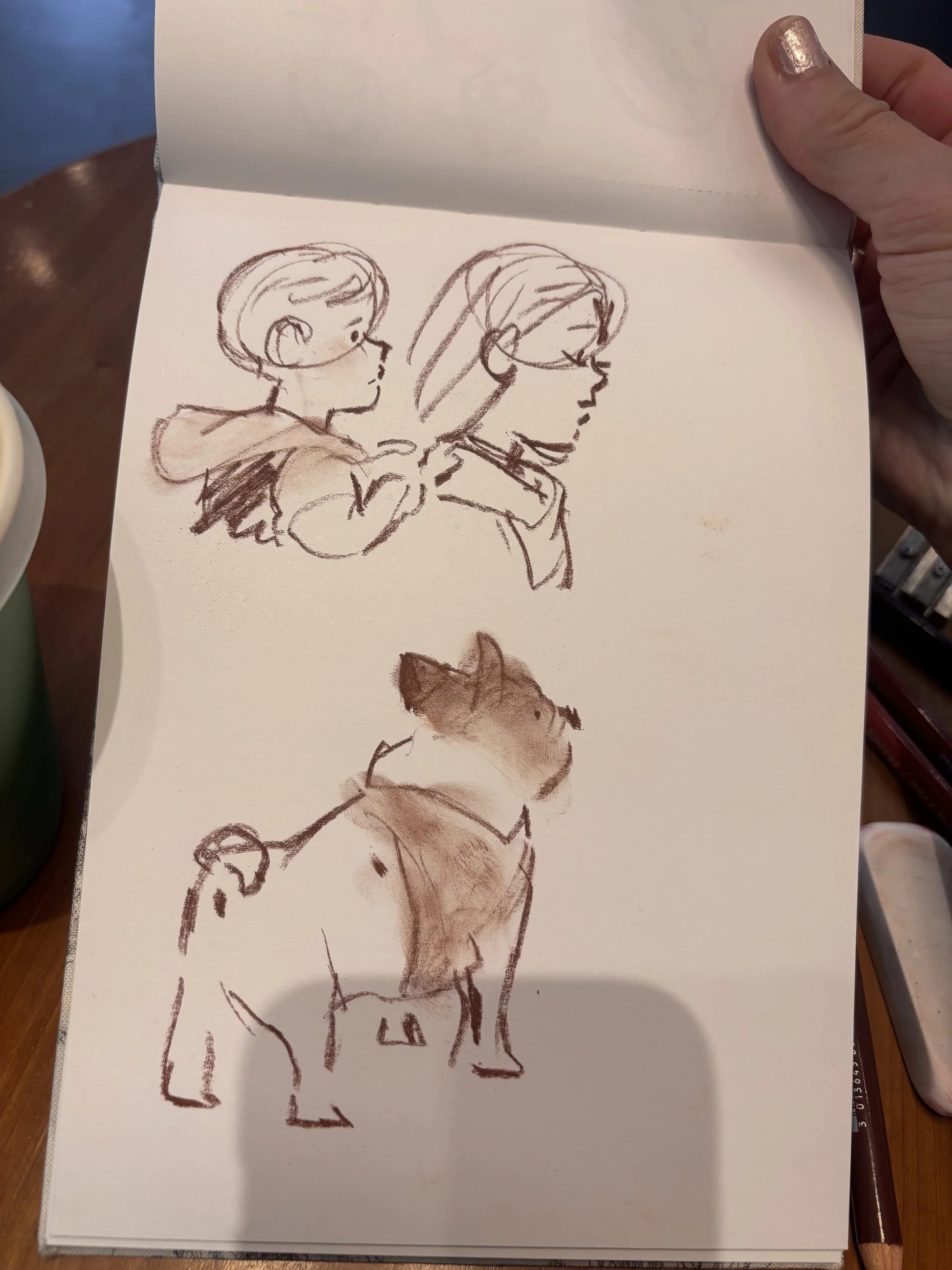 Live sketching and gesture drawing