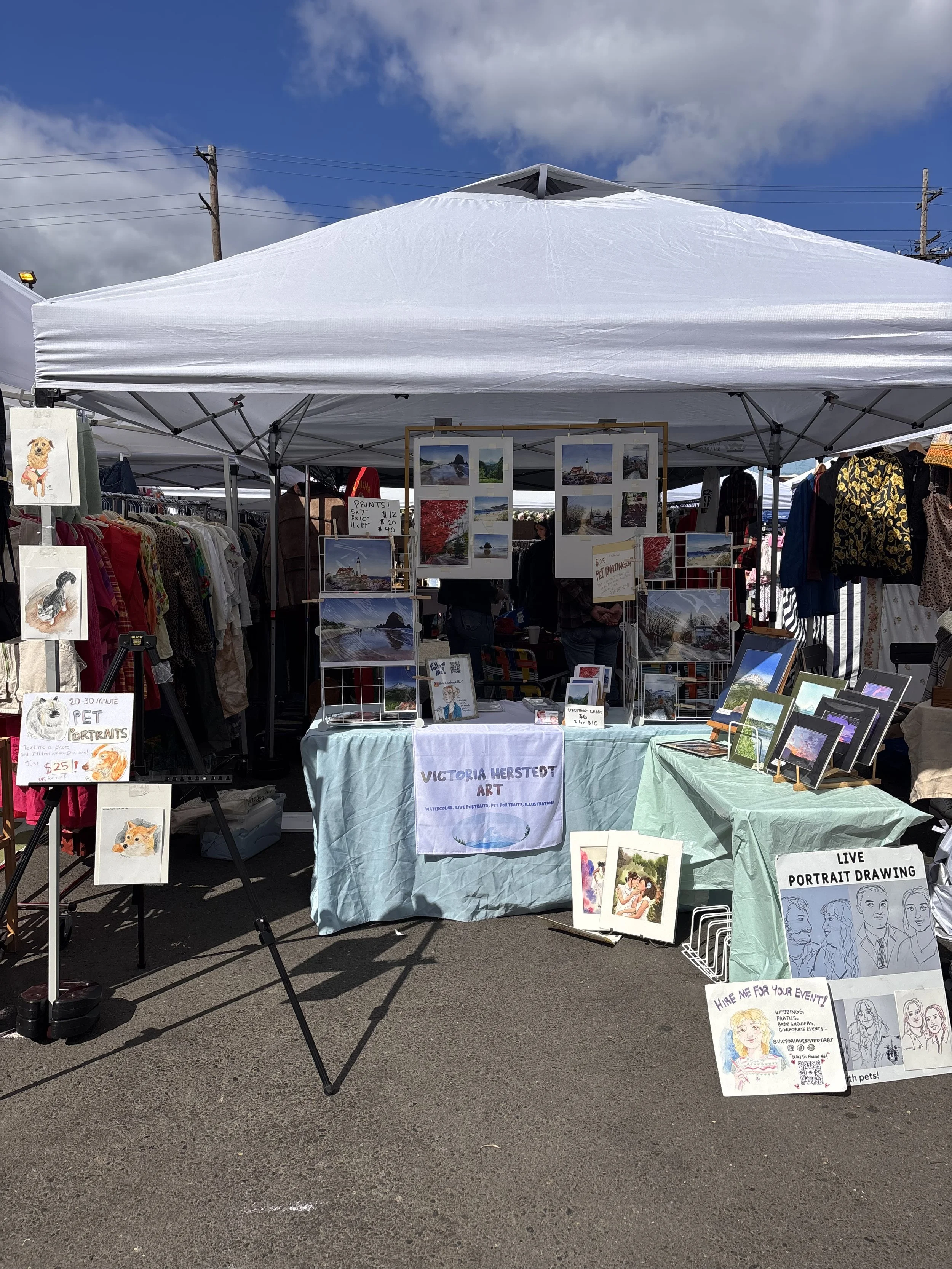 Art market set-up