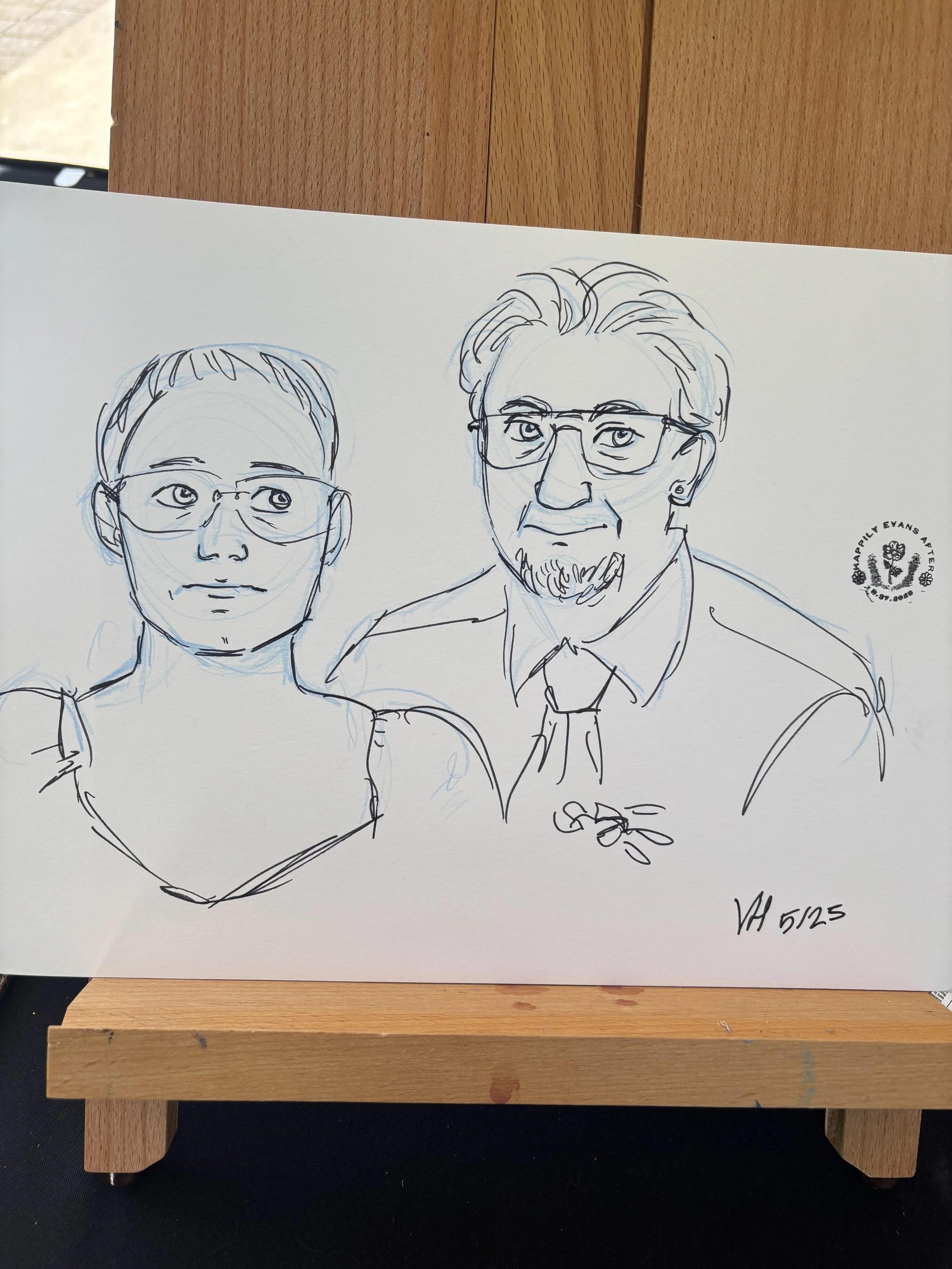 Wedding gift favor for guests, guest gift, fun party interactive activity. Weddings. Drawing of two men. Mother and father in law gift.