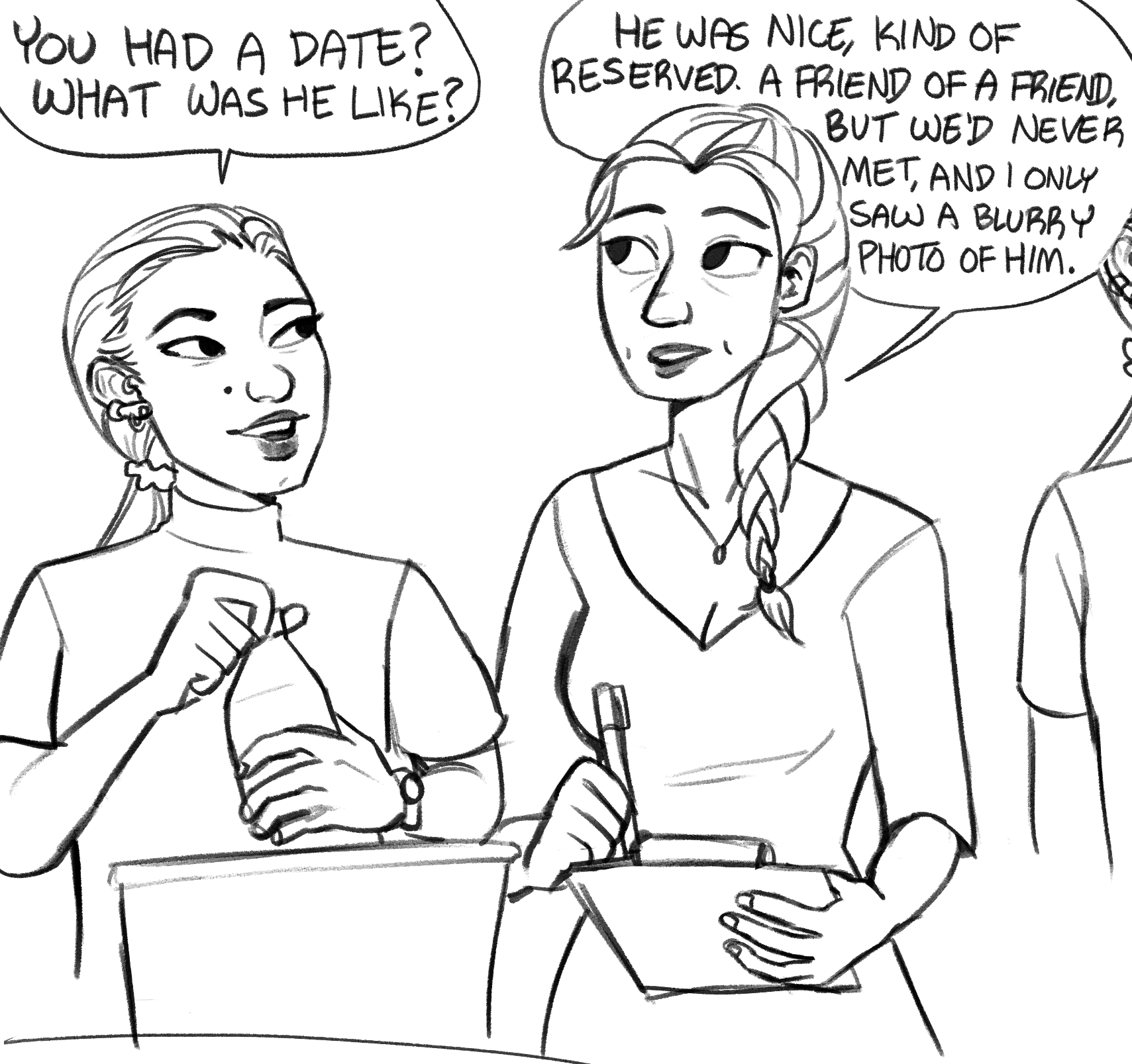 Women comic, comic artist graphic cartoon drawing