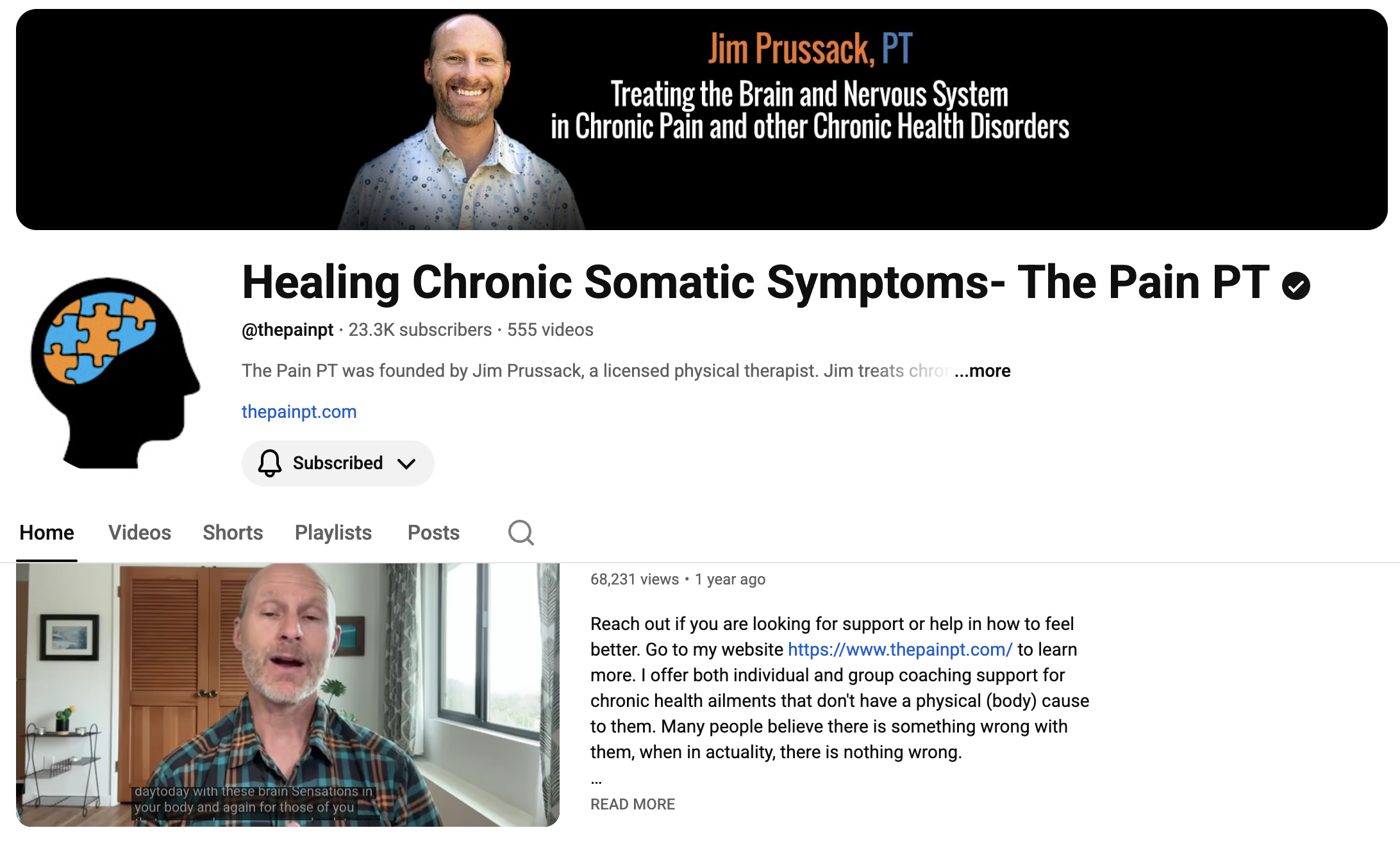The Pain PT — Jim Prussack