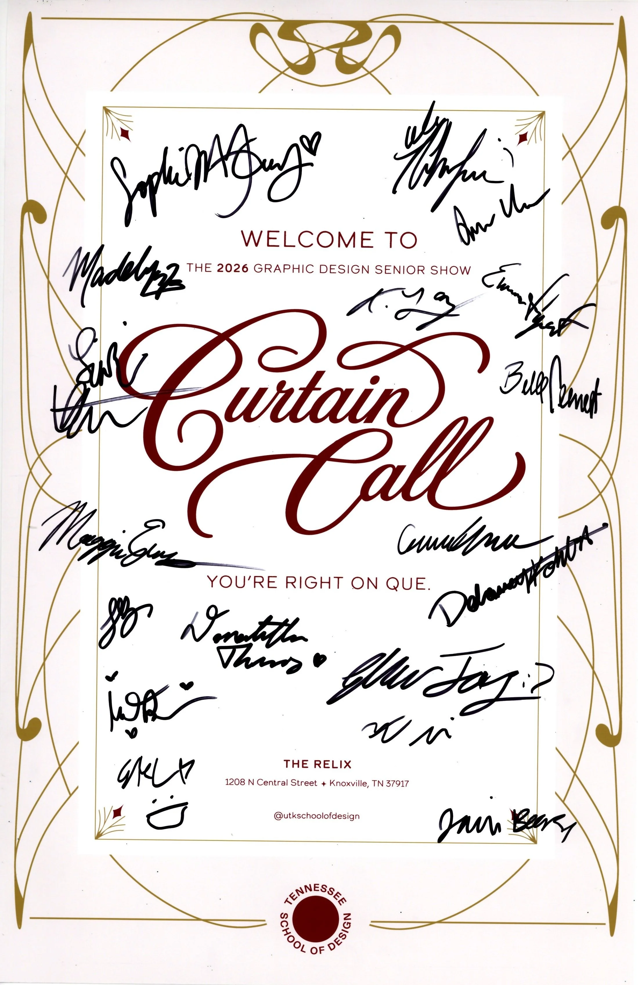 Curtain Call Social Media