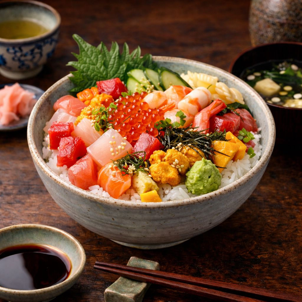 Was ist Chirashi-Sushi und wird es in Düsseldorf angeboten?