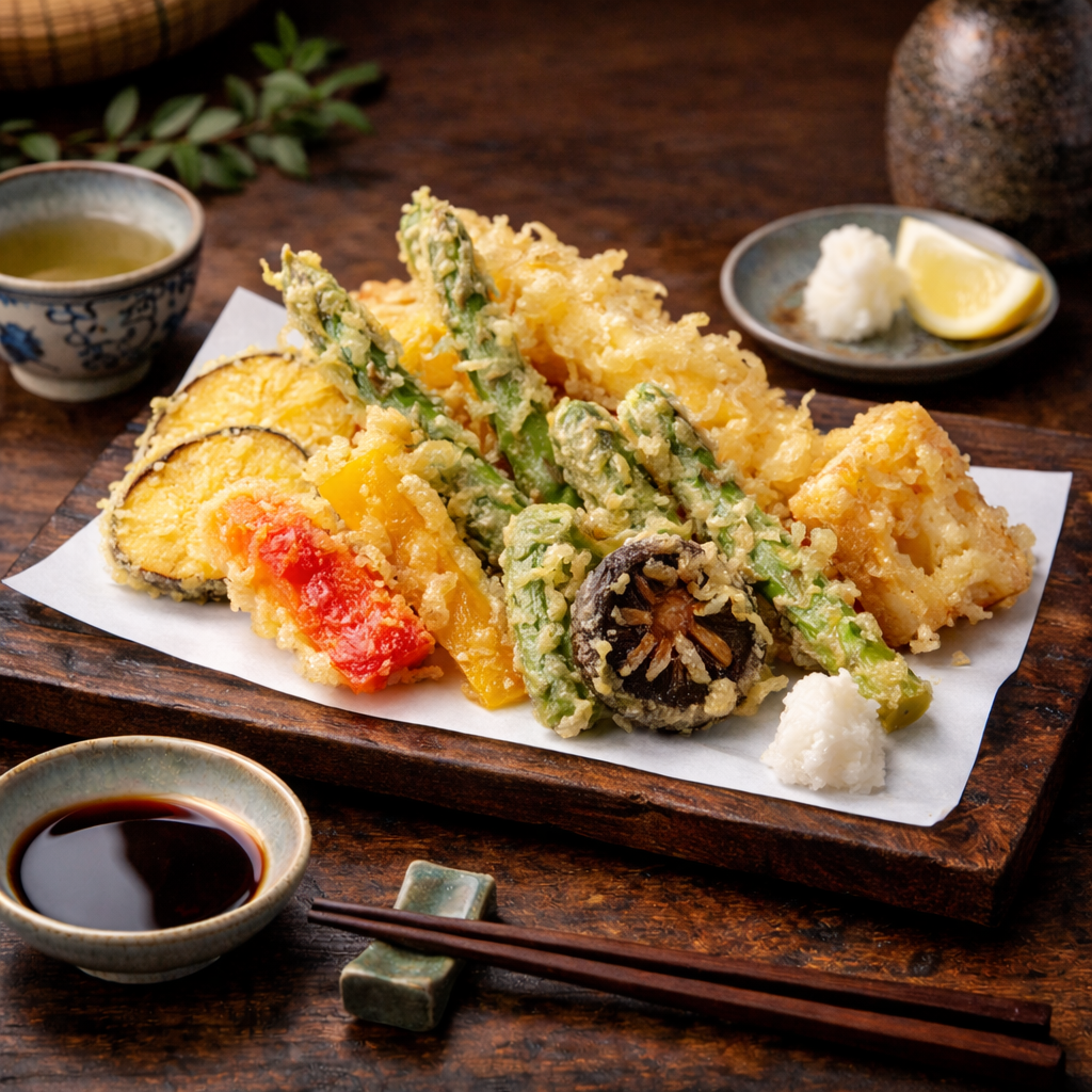 Gibt es vegetarisches Tempura in Düsseldorf