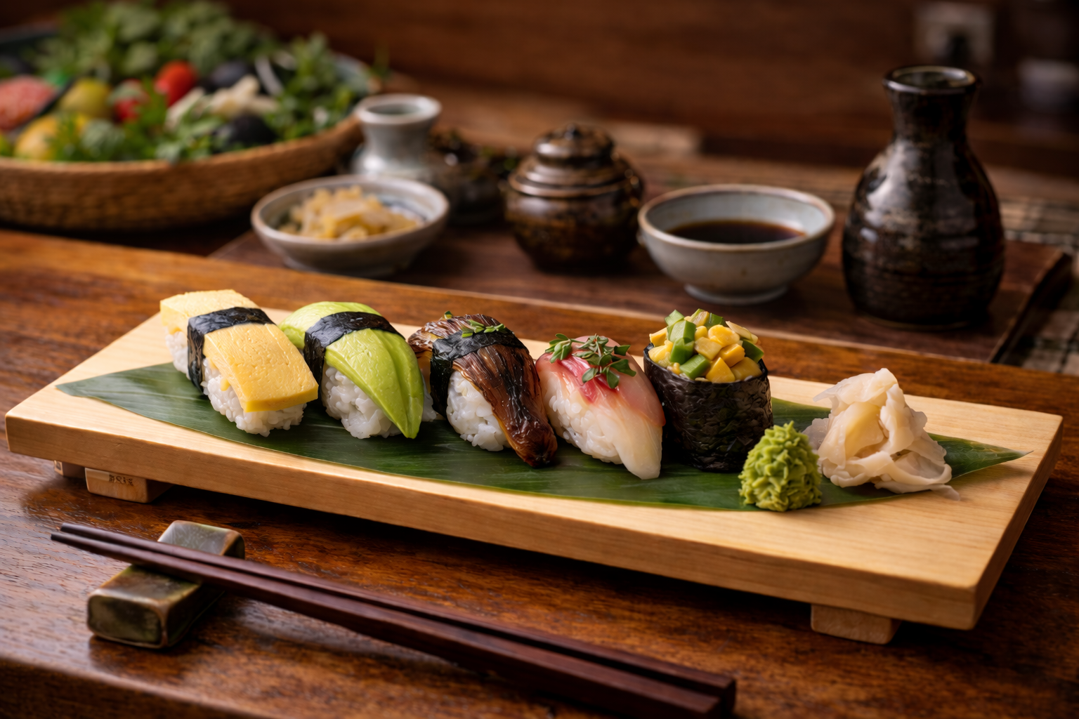 Vegetarisches Sushi in Düsseldorf