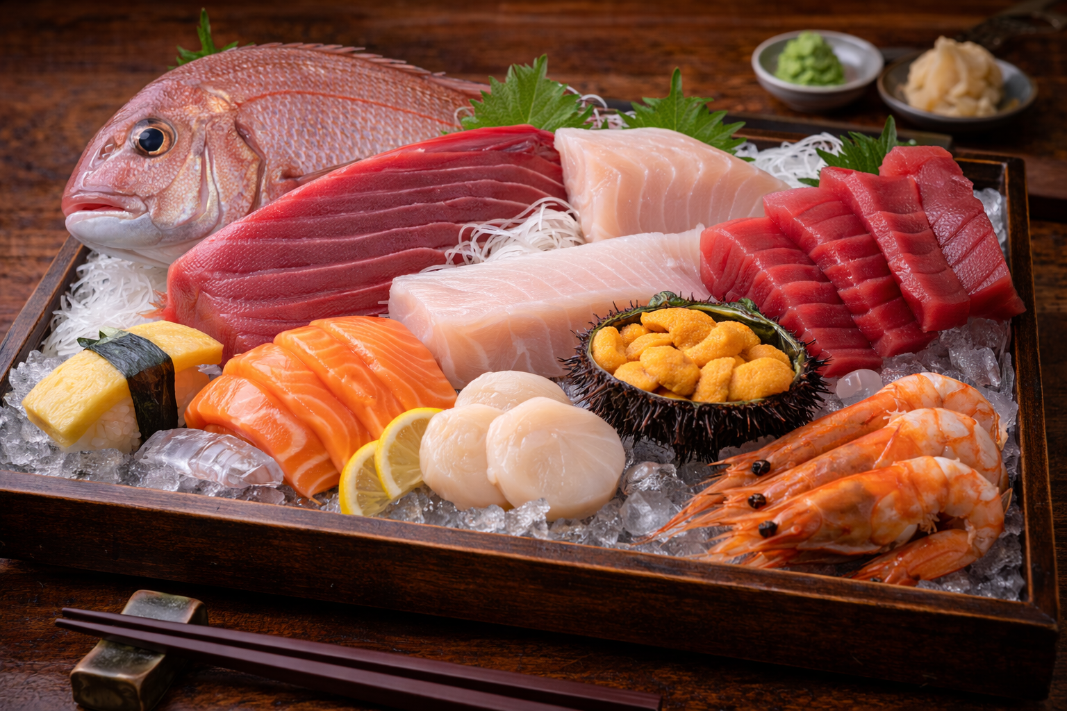 Wo wird in Düsseldorf frischer Fisch für Sushi verarbeitet?