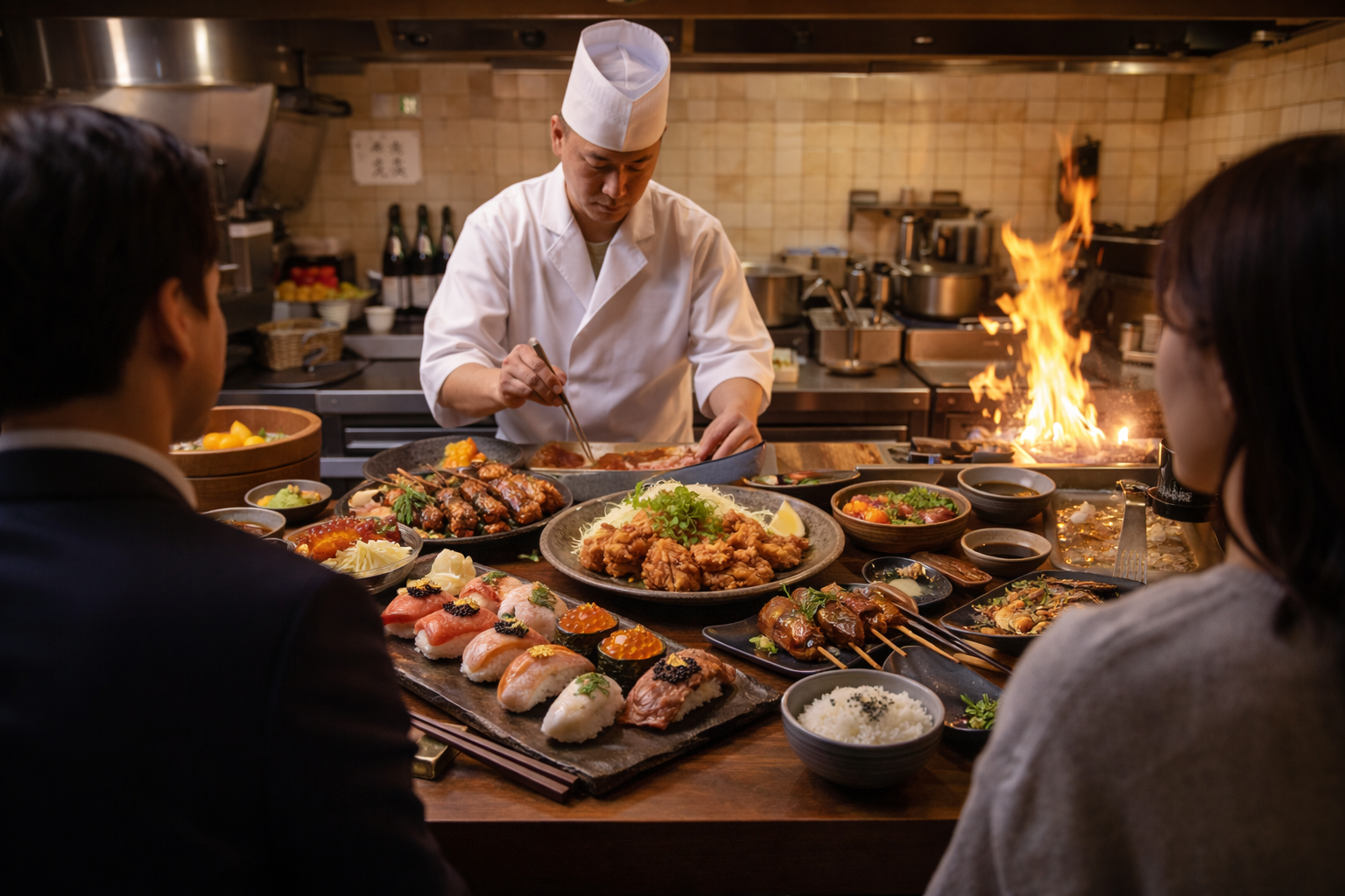 Japanische Restaurants in Düsseldorf mit offener Küche