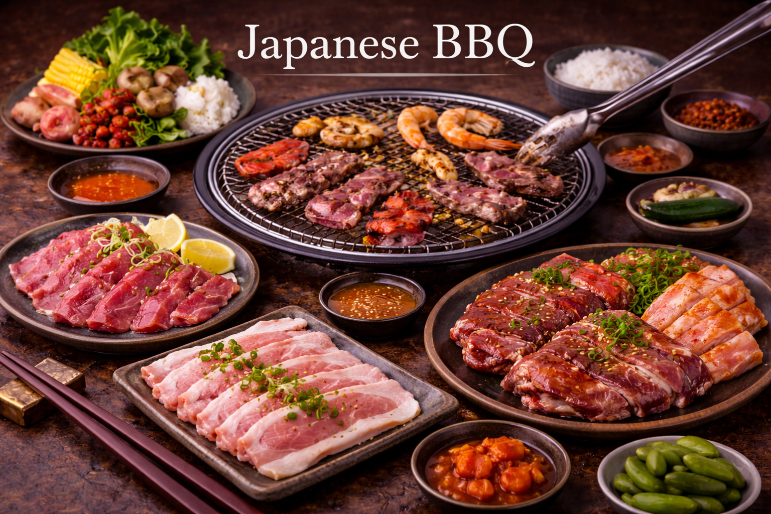 Japanese BBQ in Düsseldorf – Grill am Tisch (Yakiniku-Erlebnis)