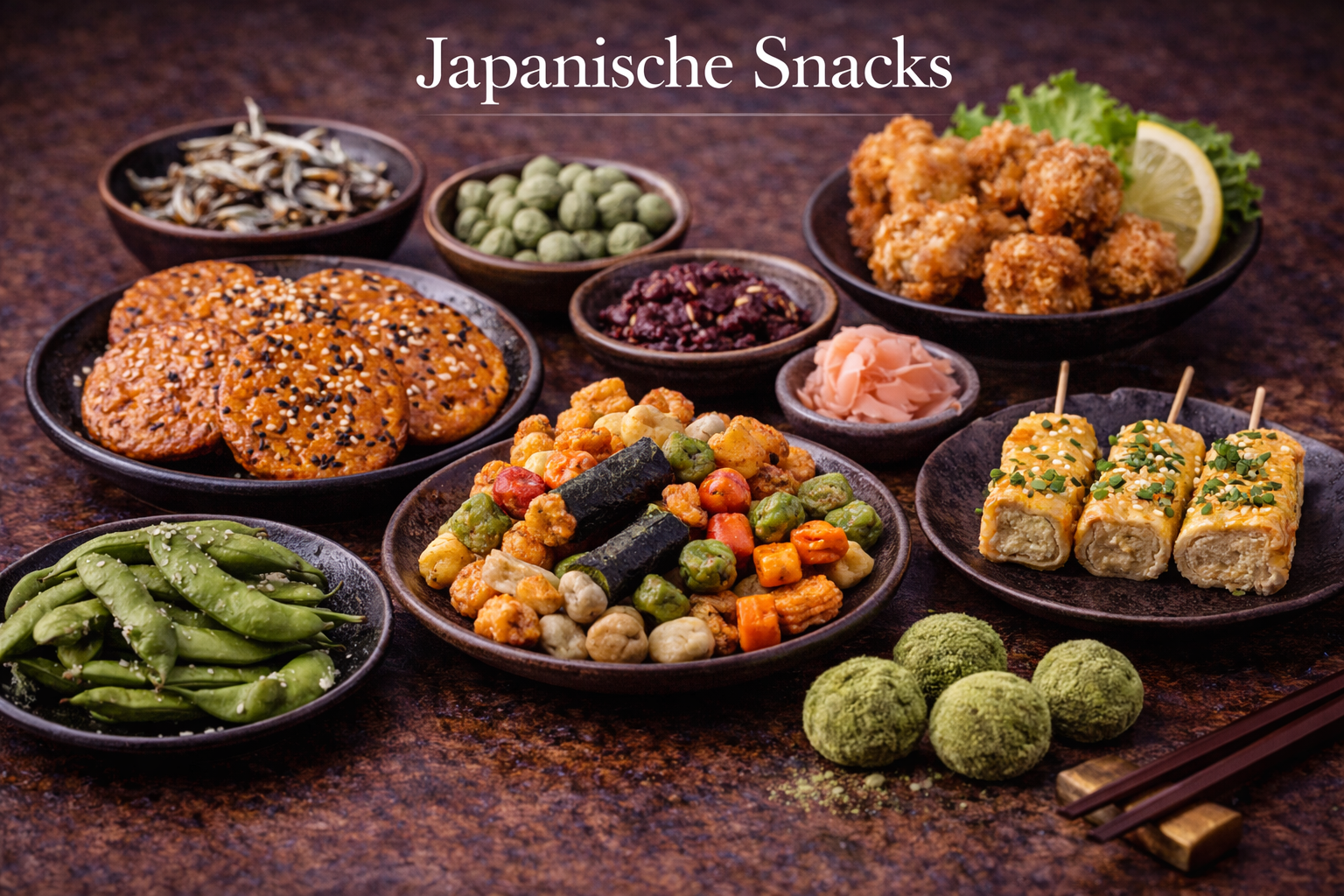 Welche japanischen Snacks bekommt man in Düsseldorf?