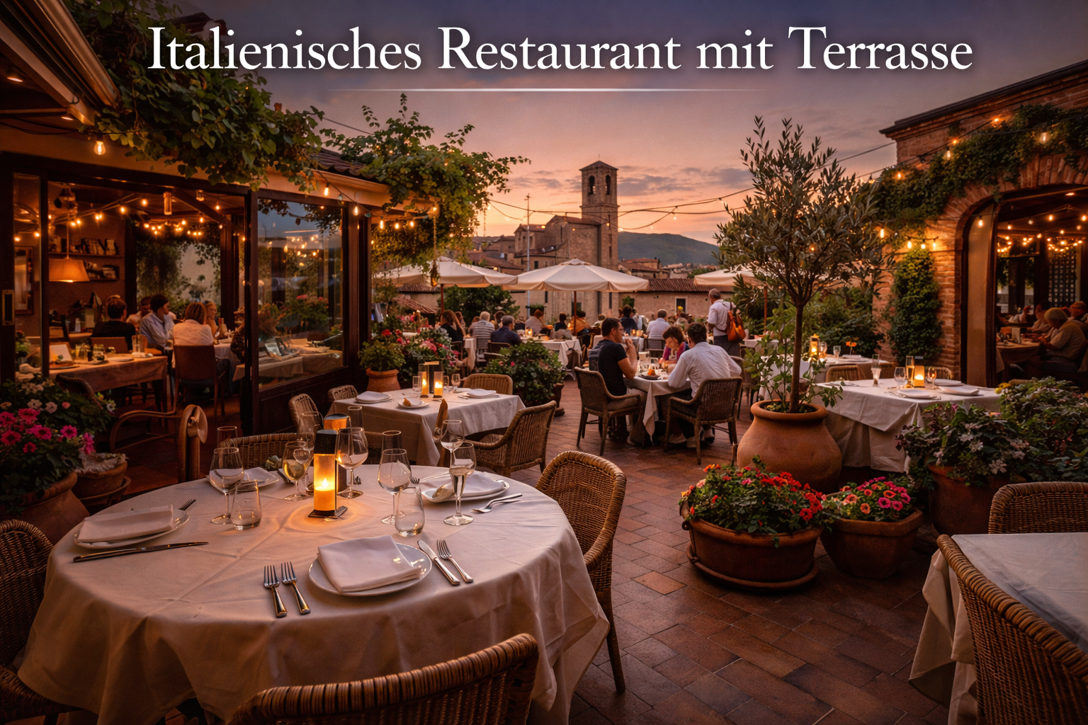 Italienische Restaurants in Düsseldorf mit Terrasse