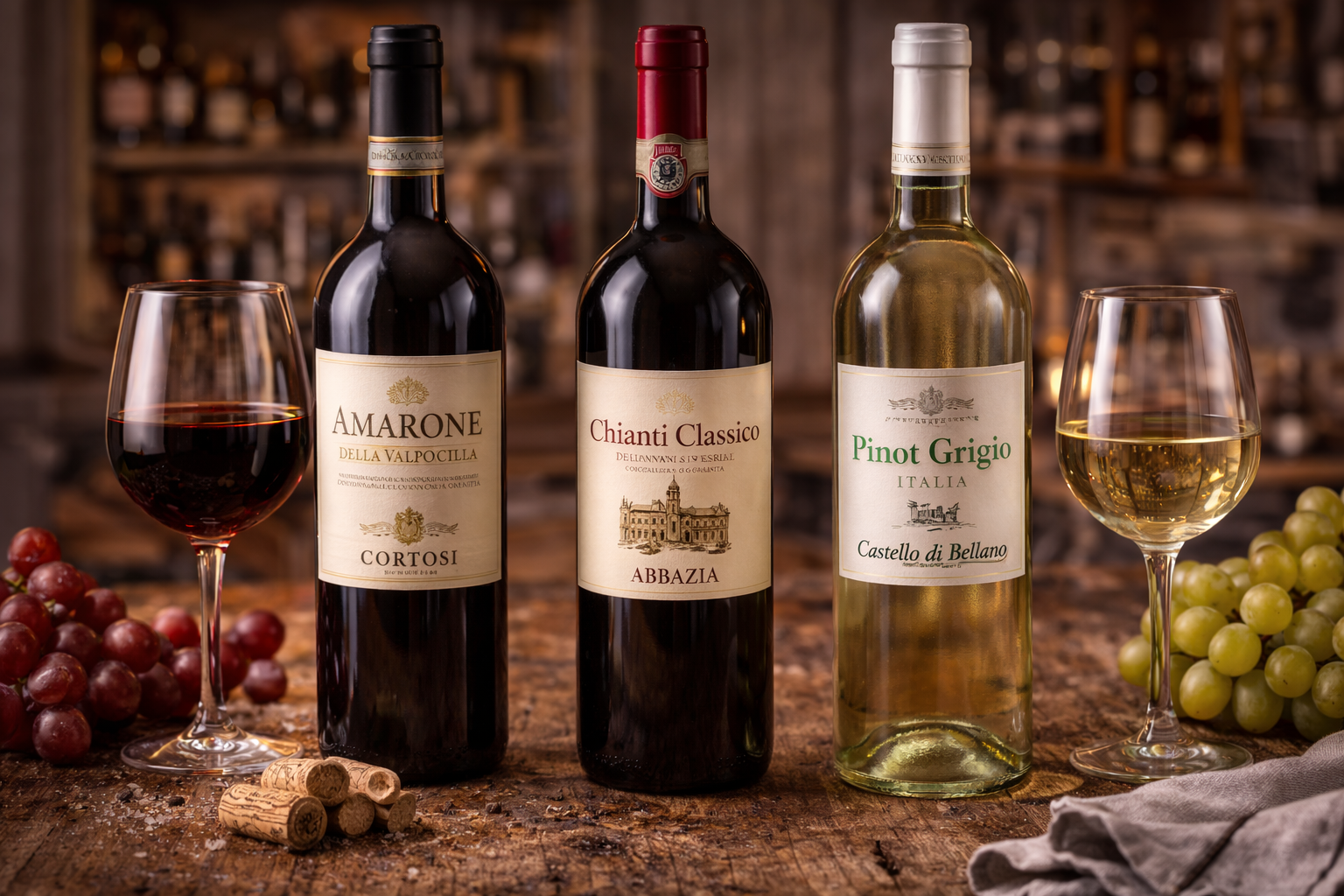 Italienische Restaurants in Düsseldorf mit großer Weinauswahl